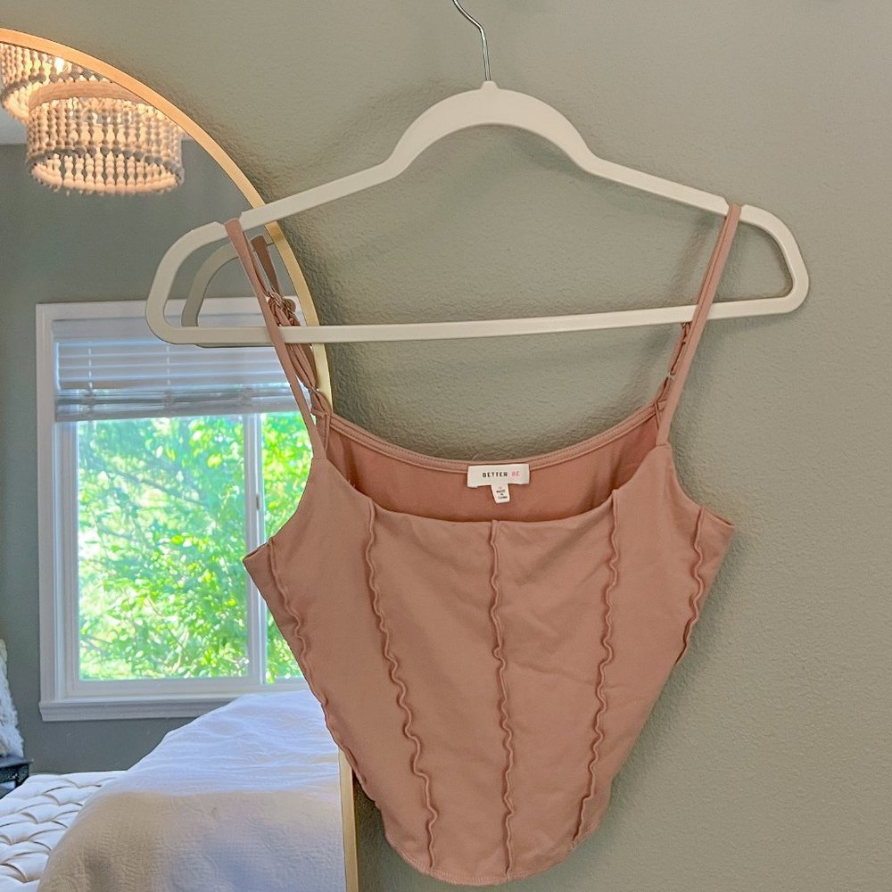 Cropped Comfy Corset Style Top